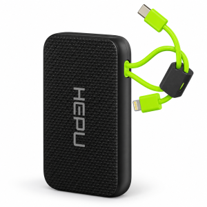HEPU HP-256 10000mAh 22W PD Power Bank with Magic Cable