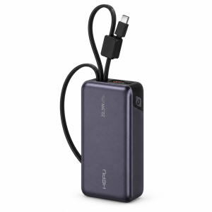 HEPU HP-A06 20000mAh 22.5W Power Bank with Built-in Cables